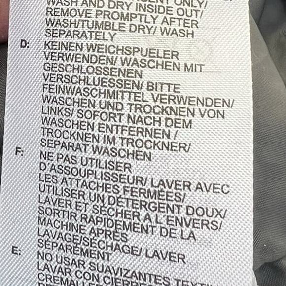 Adidas nylon, hooded, full zip, jacket, insulated & waterproof, men's size M - Picture 8 of 12